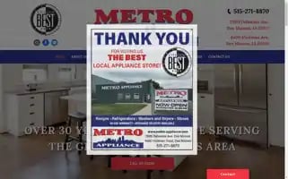 Metro-appliance.com Screenshot 2024-05-16 07:41:55