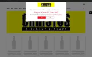Christosdiscountliquors.com Screenshot 2024-05-09 02:41:00