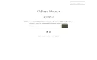 Ohhoneysilhouettes.com Screenshot 2024-04-27 11:17:33