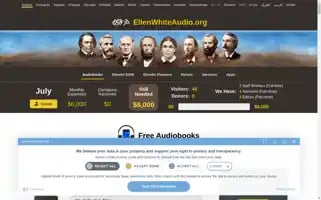 Ellenwhiteaudio.org Screenshot 2024-07-01 01:35:30