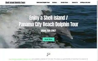 Shellislanddolphintours.net Screenshot 2024-04-25 12:28:45