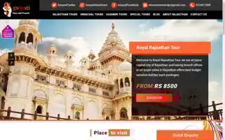 Ganpatitoursandtravels.com Screenshot 2024-04-18 11:00:40