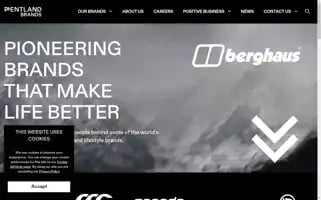 Pentlandbrands.com Screenshot 2024-07-01 17:59:14