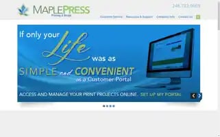 Maplepressprinting.com Screenshot 2024-06-13 22:31:52
