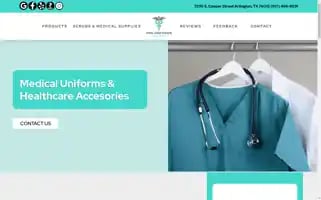Scrubsanduniformsarlington.com Screenshot 2024-05-16 16:30:39