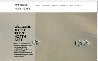 Pettravelnortheast.co.uk Screenshot 2024-04-23 10:02:00