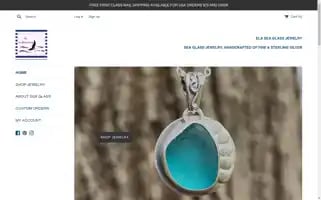Elaseaglassjewelry.com Screenshot 2024-04-15 10:10:25