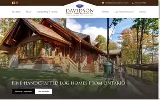 Davidsonloghomes.com Screenshot 2024-06-29 14:53:11