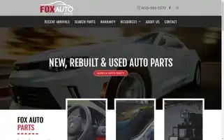 Foxautoparts.com Screenshot 2024-05-15 22:44:50