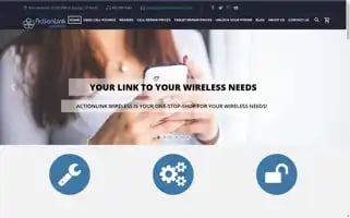 Actionlinkwireless.com Screenshot 2024-05-08 10:02:44