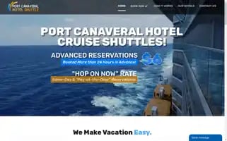 Portcanaveralhotelshuttle.com Screenshot 2024-04-25 20:59:54