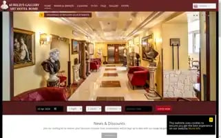 Aureliusartgalleryhotel.com Screenshot 2024-04-16 01:07:27