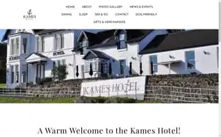 Kames-hotel.com Screenshot 2024-04-14 10:19:32
