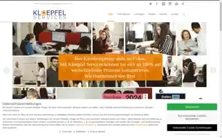Kloepfel-services.com Screenshot 2024-07-07 12:55:24