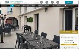 Lescordeliershotel.fr Screenshot 2024-04-14 19:25:19