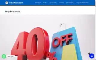 Whizcloset.com Screenshot 2024-05-27 10:04:29