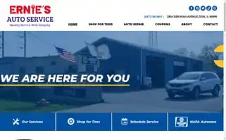 Erniesautoservice.com Screenshot 2024-05-15 21:22:42