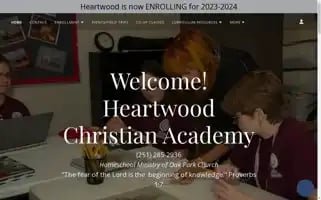 Heartwoodchristianacademy.com Screenshot 2024-05-16 01:11:00