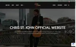 Chrisstjohnmusic.com Screenshot 2024-07-05 18:43:16