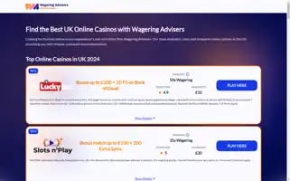 Wageringadvisors.co.uk Screenshot 2024-07-03 08:47:33