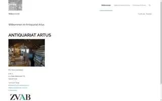 Antiquariat-artus.ch Screenshot 2024-05-20 16:11:23