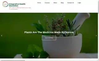 Integrativehealtheducation.com Screenshot 2024-07-02 14:38:09