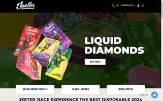 Jeeterjuicedisposables.com Screenshot 2024-05-22 05:48:34