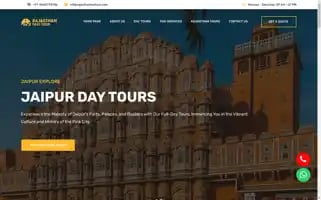 Rajasthantaxitour.com Screenshot 2024-04-25 04:22:31