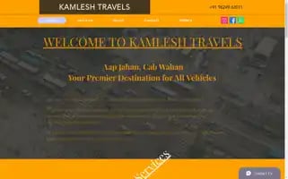 Kamleshtravels.com Screenshot 2024-04-18 13:24:23