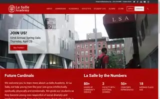 Lasalleacademy.org Screenshot 2024-05-12 16:29:41