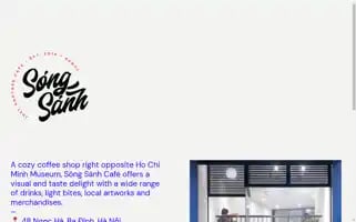 Songsanh.cafe Screenshot 2024-07-04 21:30:48