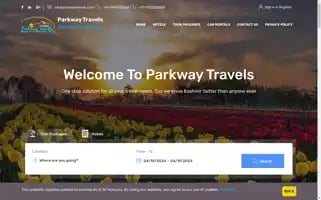 Parkwaytravels.com Screenshot 2024-04-18 05:25:25