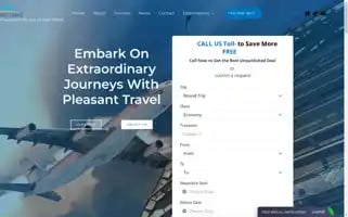 Pleasanttravel.com Screenshot 2024-04-17 14:43:05