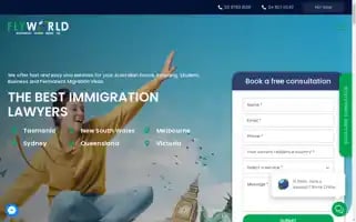 Flyworldmigration.com.au Screenshot 2024-07-04 19:08:40