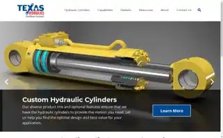 Texashydraulics.com Screenshot 2024-07-05 06:07:22
