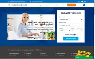 Handleonlineclass.com Screenshot 2024-05-10 00:36:41