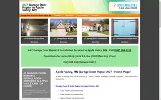 Applevalleygaragedoorrepair247.com Screenshot 2024-06-13 12:36:00