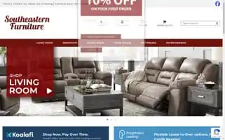 Southeasternfurniture.com Screenshot 2024-05-16 18:10:33