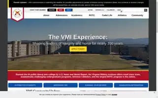 Vmi.edu Screenshot 2024-05-15 07:33:04