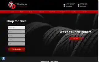 Tiredepotms.com Screenshot 2024-05-14 12:53:54