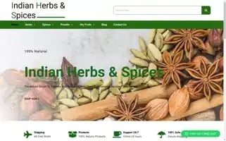 Indianherbsandspices.com Screenshot 2024-05-22 21:22:41