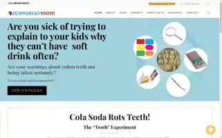 Sciencefairtooth.com Screenshot 2024-07-02 04:34:18