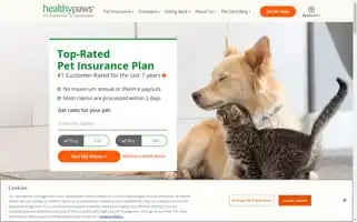 Healthypawspetinsurance.com Screenshot 2024-05-10 01:17:48