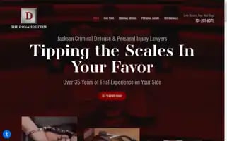 Donahoefirm.com Screenshot 2024-07-03 07:53:38