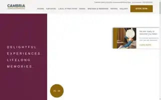 Cambriahotellouisville.com Screenshot 2024-04-17 17:06:47