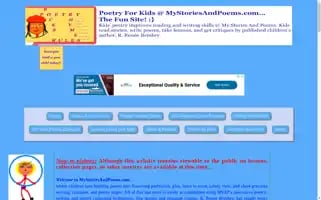 Mystoriesandpoems.com Screenshot 2024-07-04 23:53:30