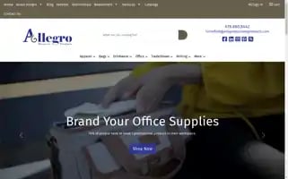 Allegrobusinessproducts.com Screenshot 2024-05-08 11:45:28