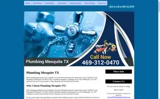 Plumbingofmesquite.com Screenshot 2024-07-07 08:07:28
