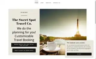 Thesweetspottravelco.com Screenshot 2024-04-16 02:01:17