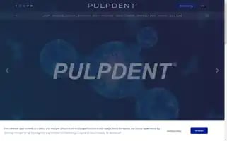 Pulpdent.com Screenshot 2024-05-13 14:09:13